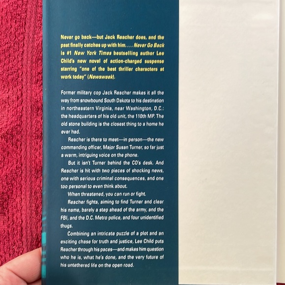 🦋2/$10 Never Go Back #18 in the Jack Reacher Series - Picture 8 of 12